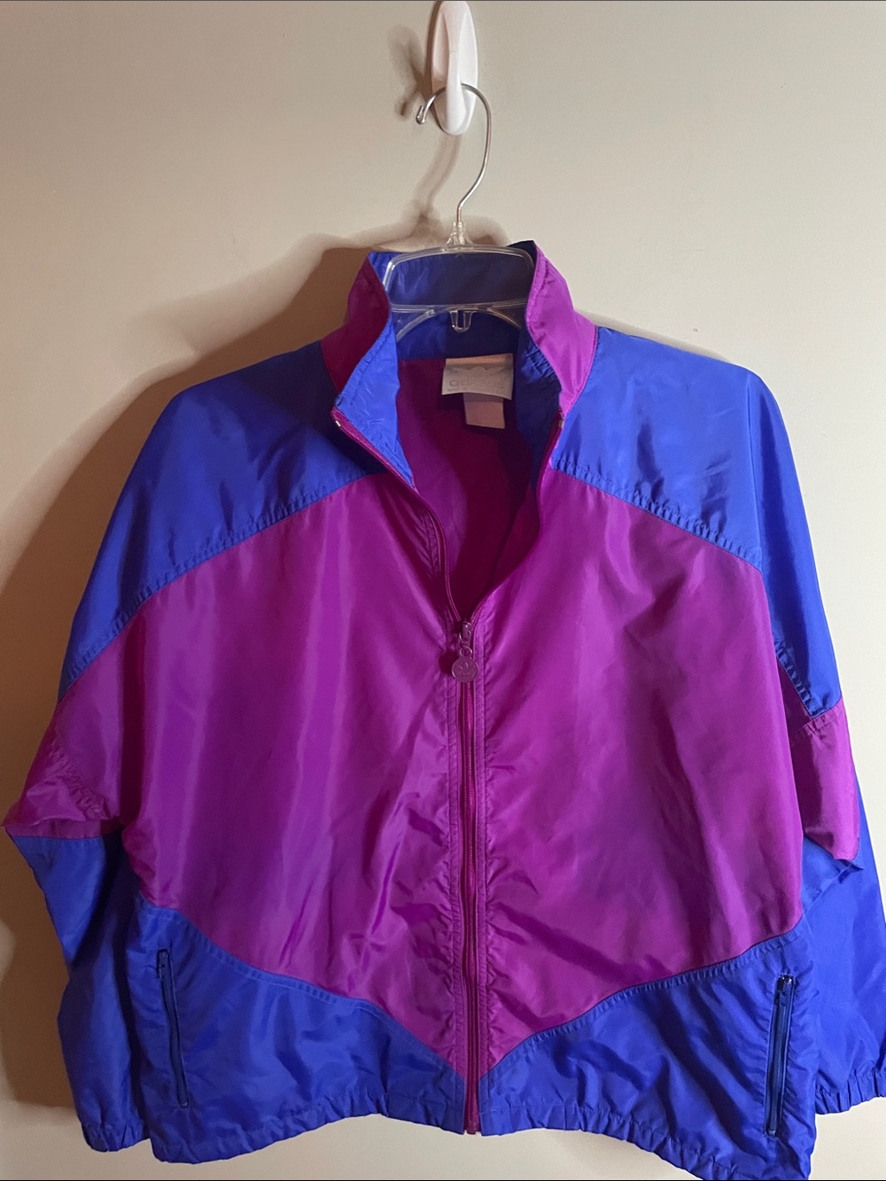Vintage Color blocked adidas windbreaker